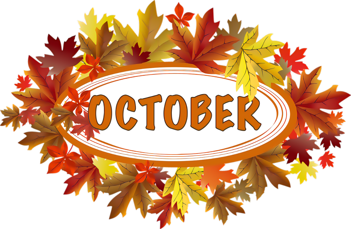 Month of october clipart