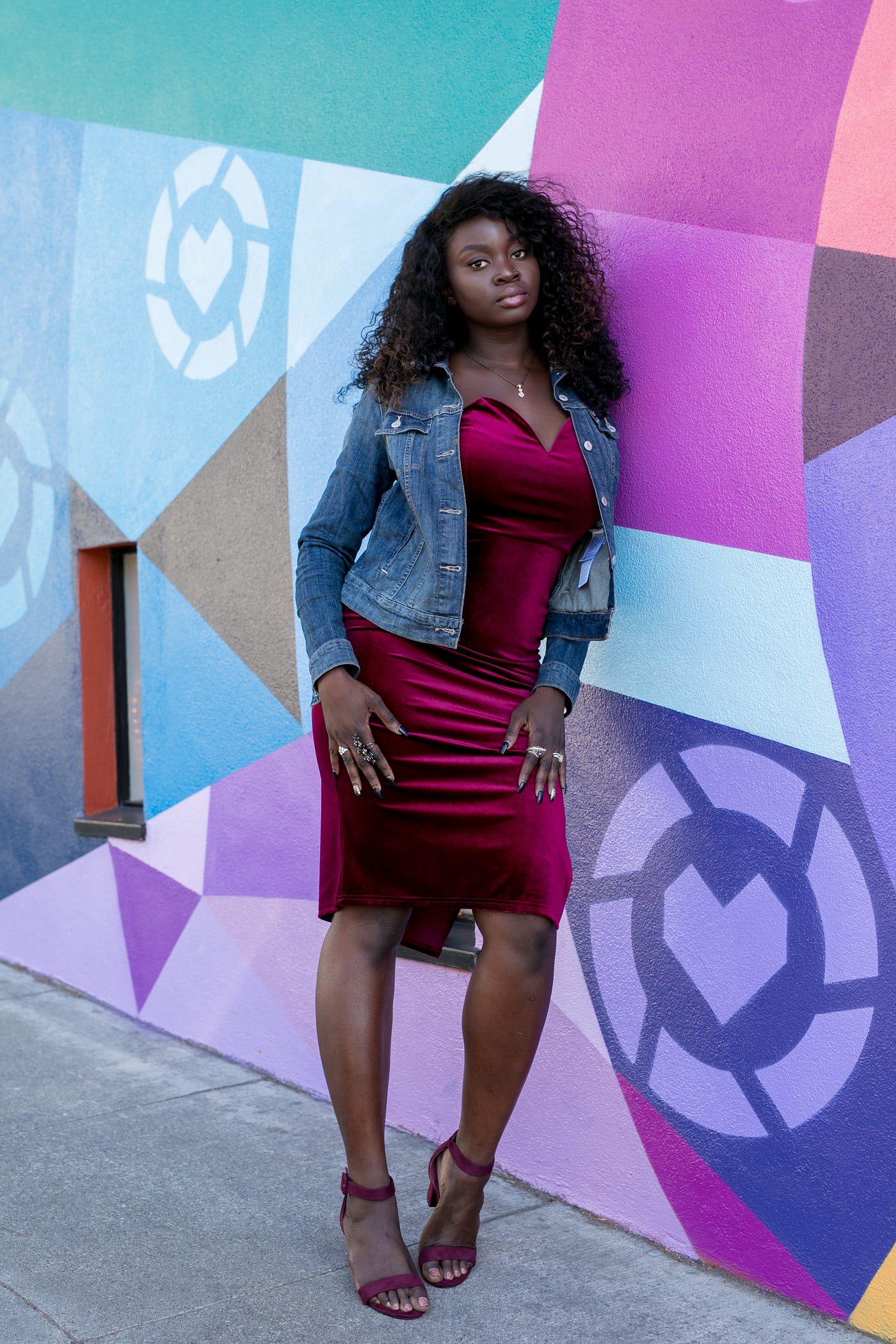 burgundy ribbed bodycon dress Burgundy Pinstripe Waistcoat Detail Bodycon Midi Dress – AX Paris US main image 1