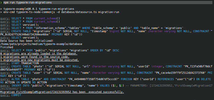 TypeORM: Configure NestJS to work with migrations (updated to 