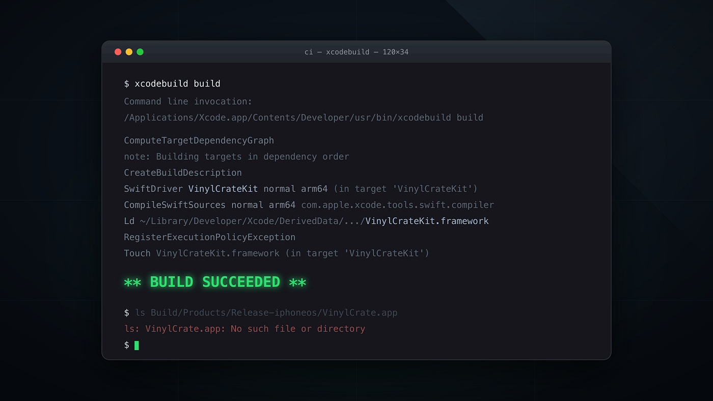Four Ways xcodebuild Lied to Me