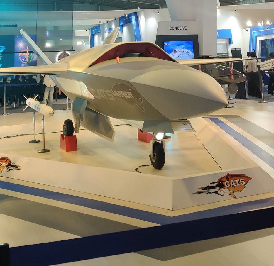 HAL Warrior Drone a combat air teaming system - India - CATS Warrior Drone  
