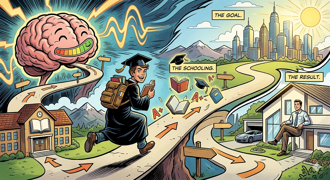 a graphic showing a view of knowledge that is always good