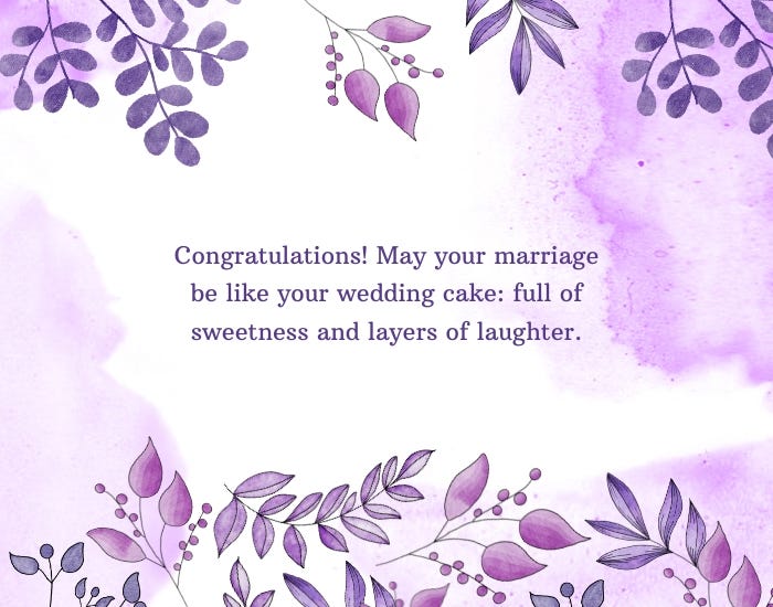 100 Funny Wedding Wishes. Weddings are joyous occasions filled by Iliana Adam Medium