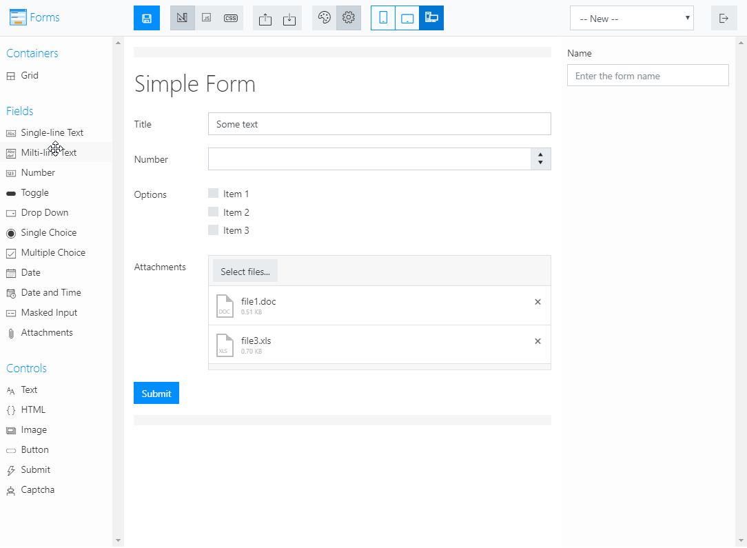 Forms Design Software