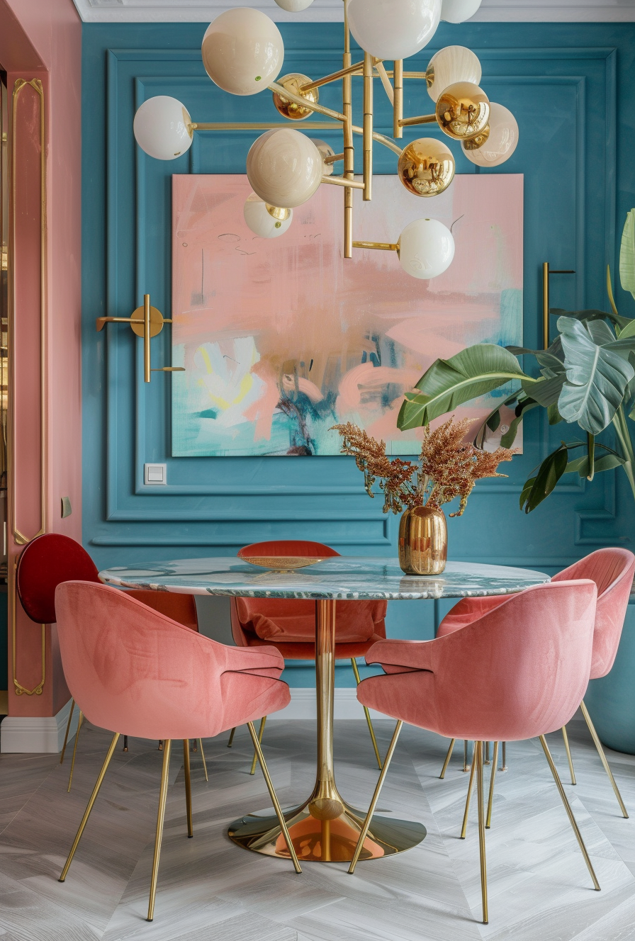 Modern Art Deco Dining Room