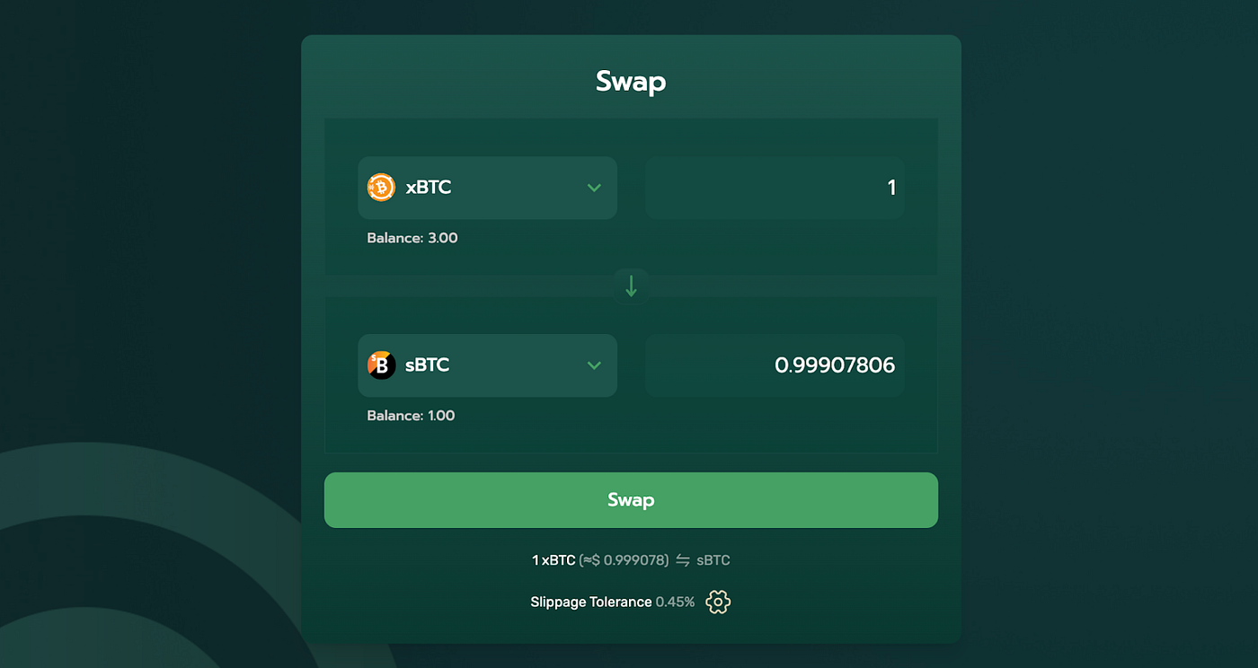 BITFLOW BTC Swap: sBTC Testnet Guide | by Bitflow Finance | Medium
