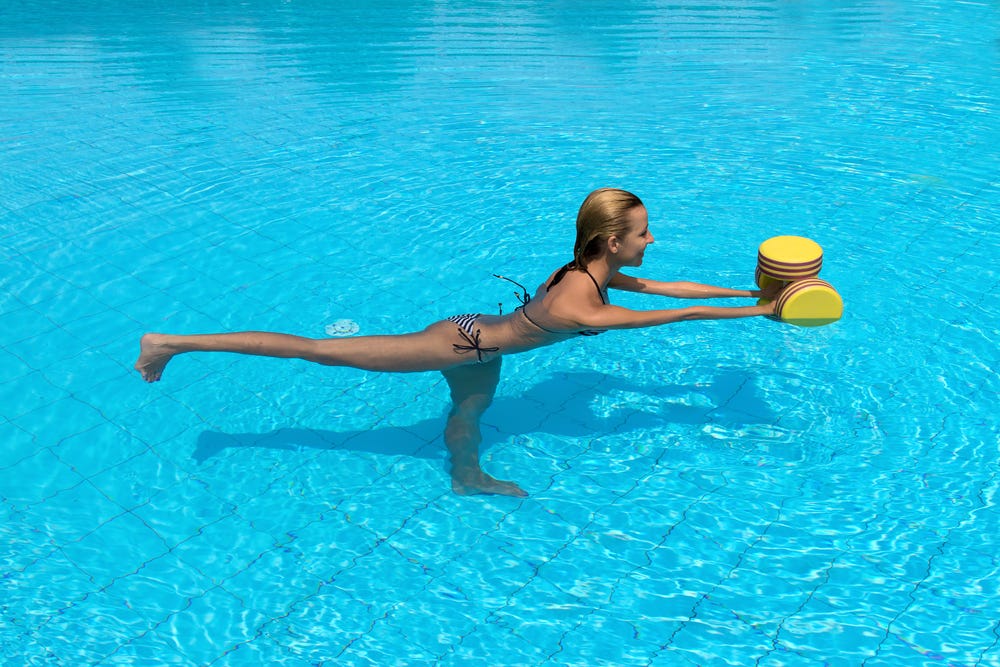 Here Are Some Exercises That Will Keep You Fit In Your Small Pool