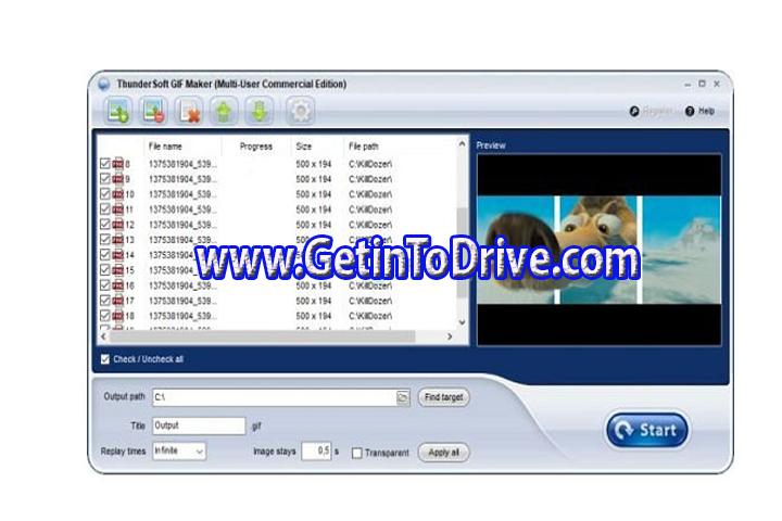 ThunderSoft Video to GIF Converter 2023 Free Download