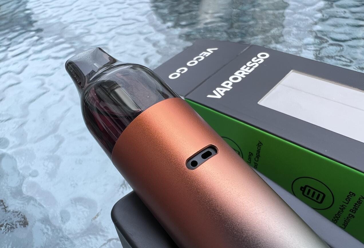 Vaporesso Veco Go by Vaporesso — A Mid-Range Mod Pod Vape Balancing Style,  Performance, and Affordability | by MyVapeReview