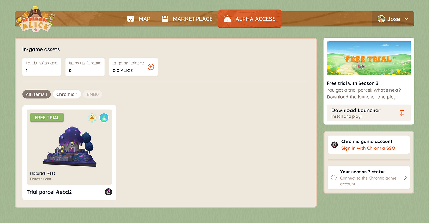 Marketplace docs my neighbor alice