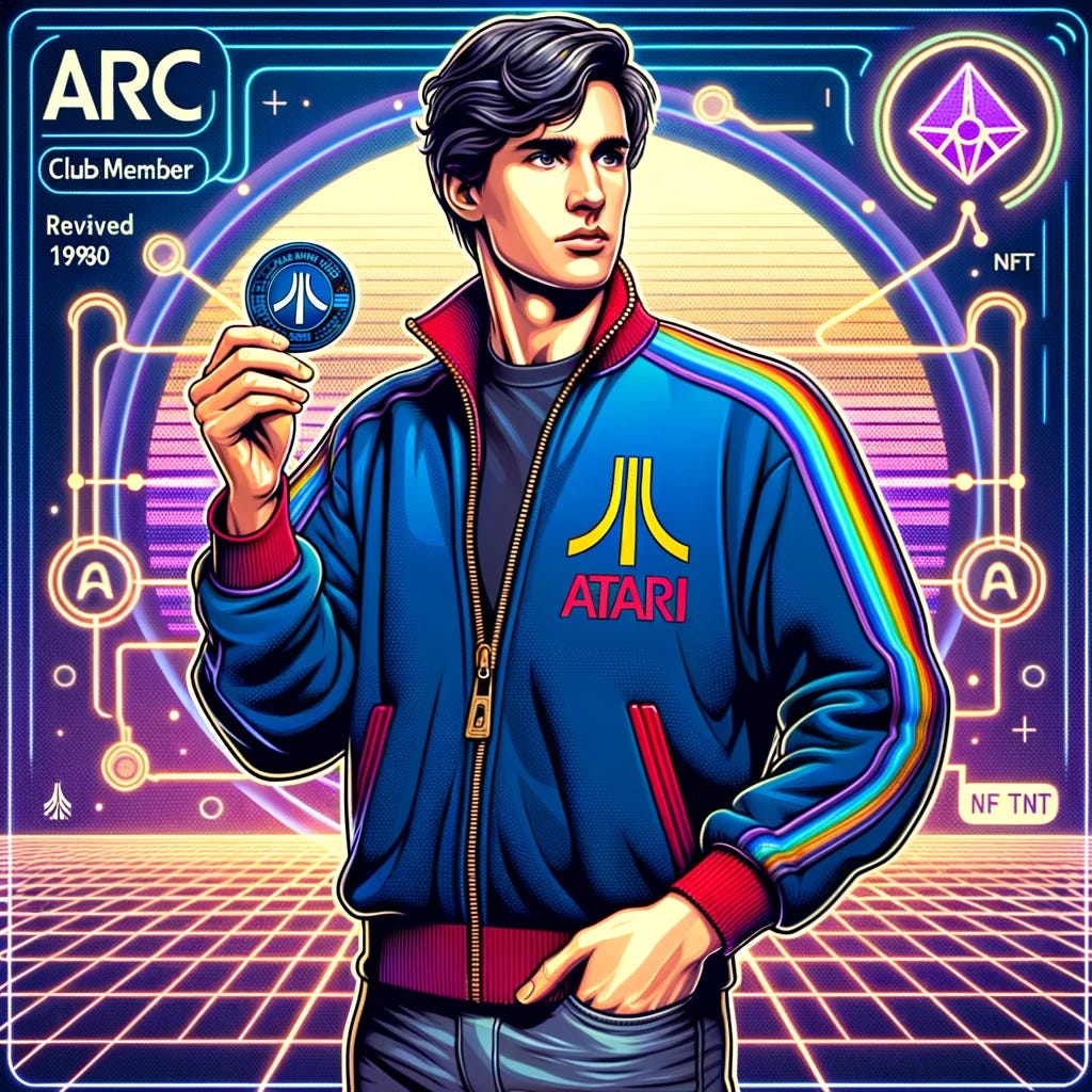 Atari Revives Retro Members Only Jackets for NFT Collectors | by BluShark  Media | Medium