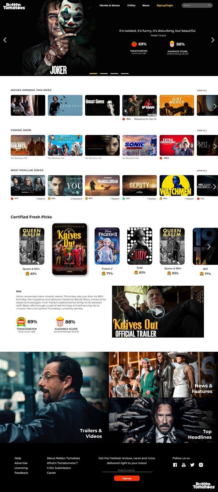 Movie suggestions website outlet