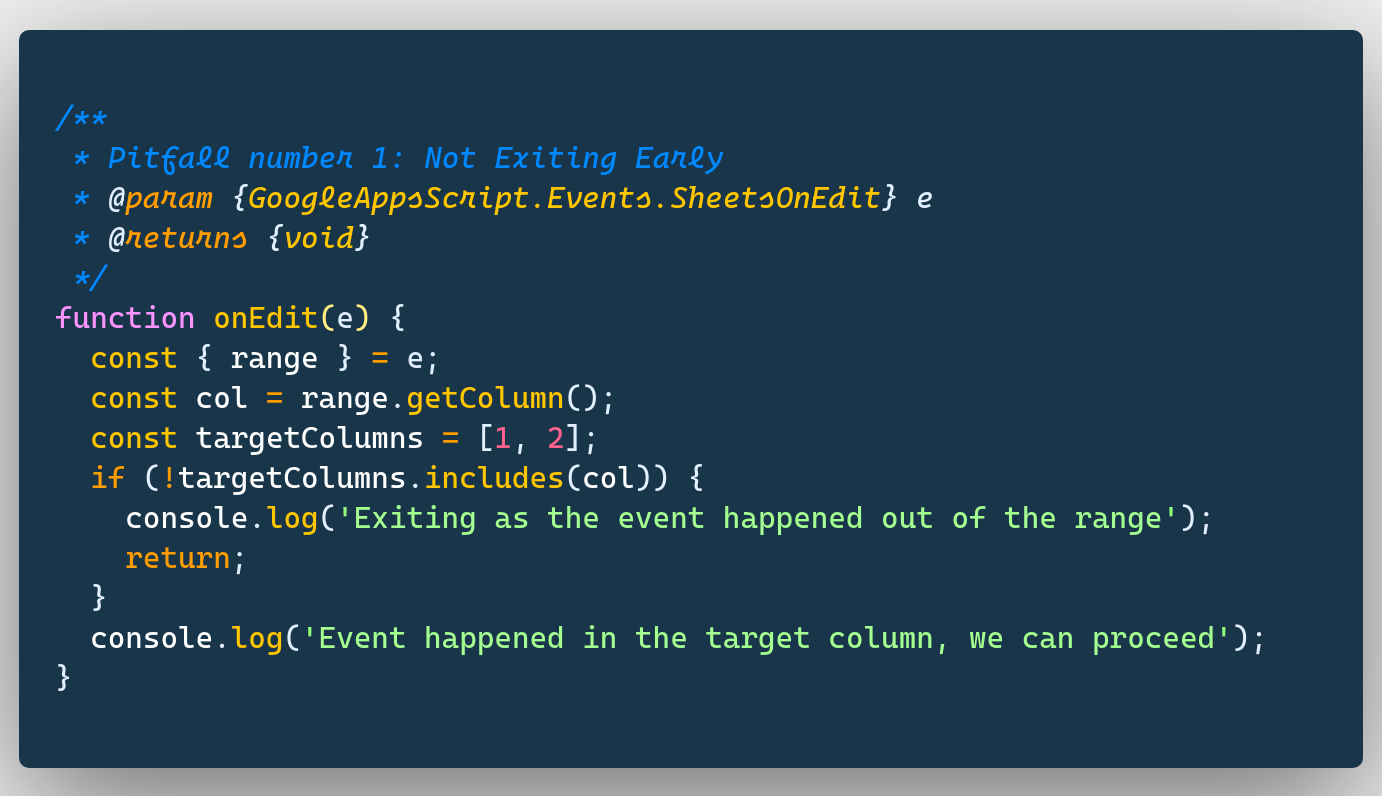 Steer Clear of These onEdit Traps in Google Apps Script: Top 3 