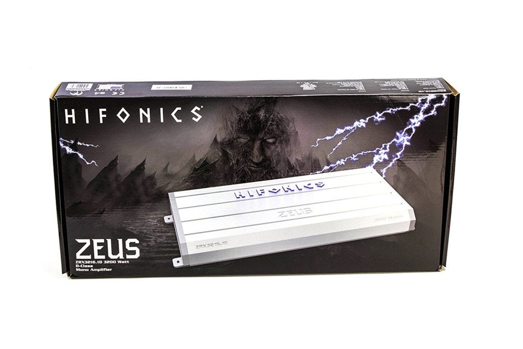 リオ Hifonics ZRX3216.1D Zeus ZRX Series Mono Block D Class 3200 Watt
