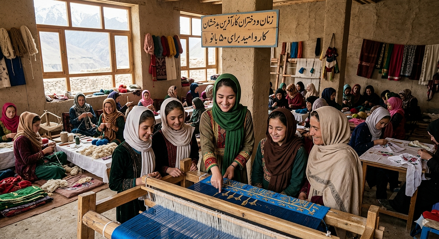 The Afghan Woman Who Created Jobs for 50 Girls in Badakhshan