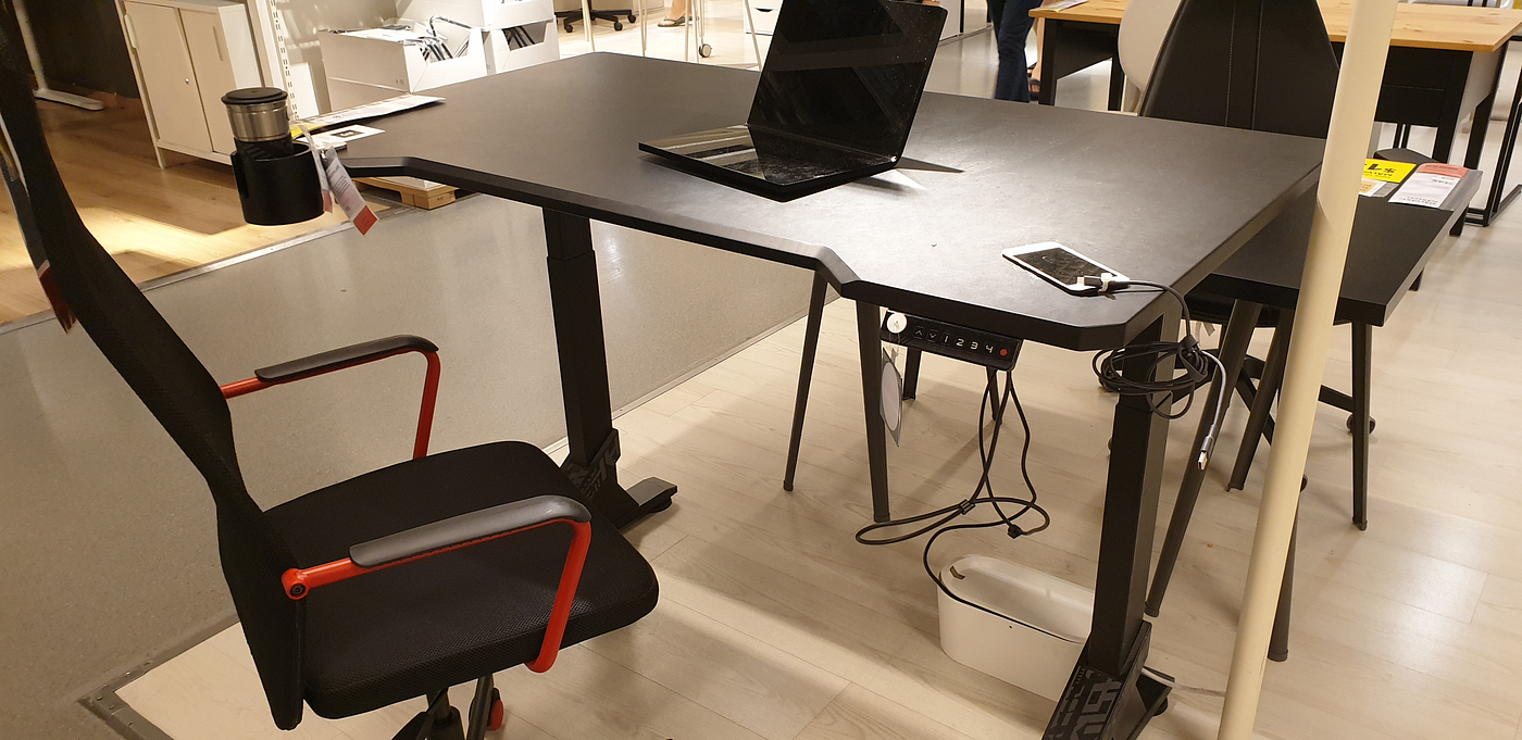 Small standing desk ikea deals
