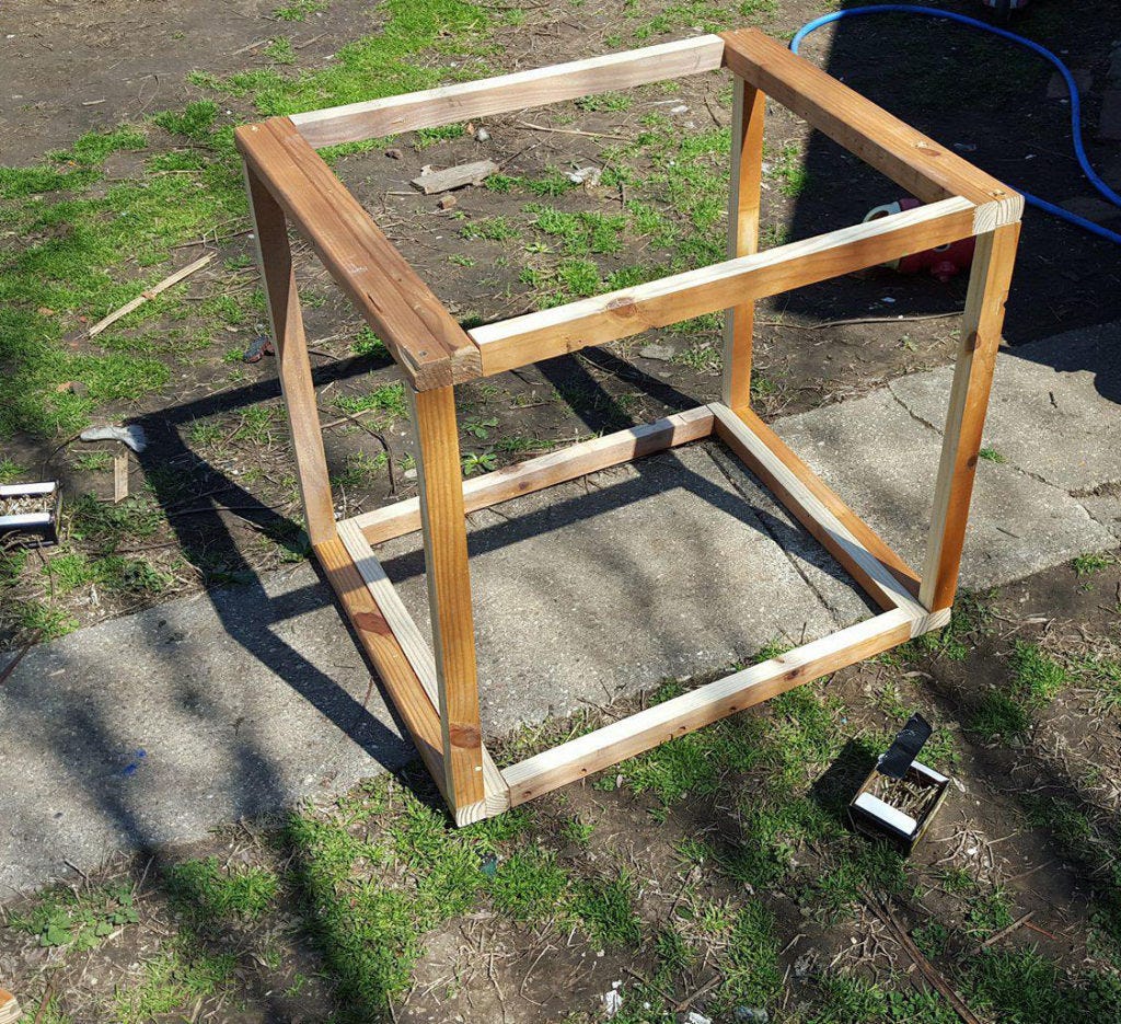 DIY Dog House. his week's project was a dog house for… | by Ann Cox | Medium