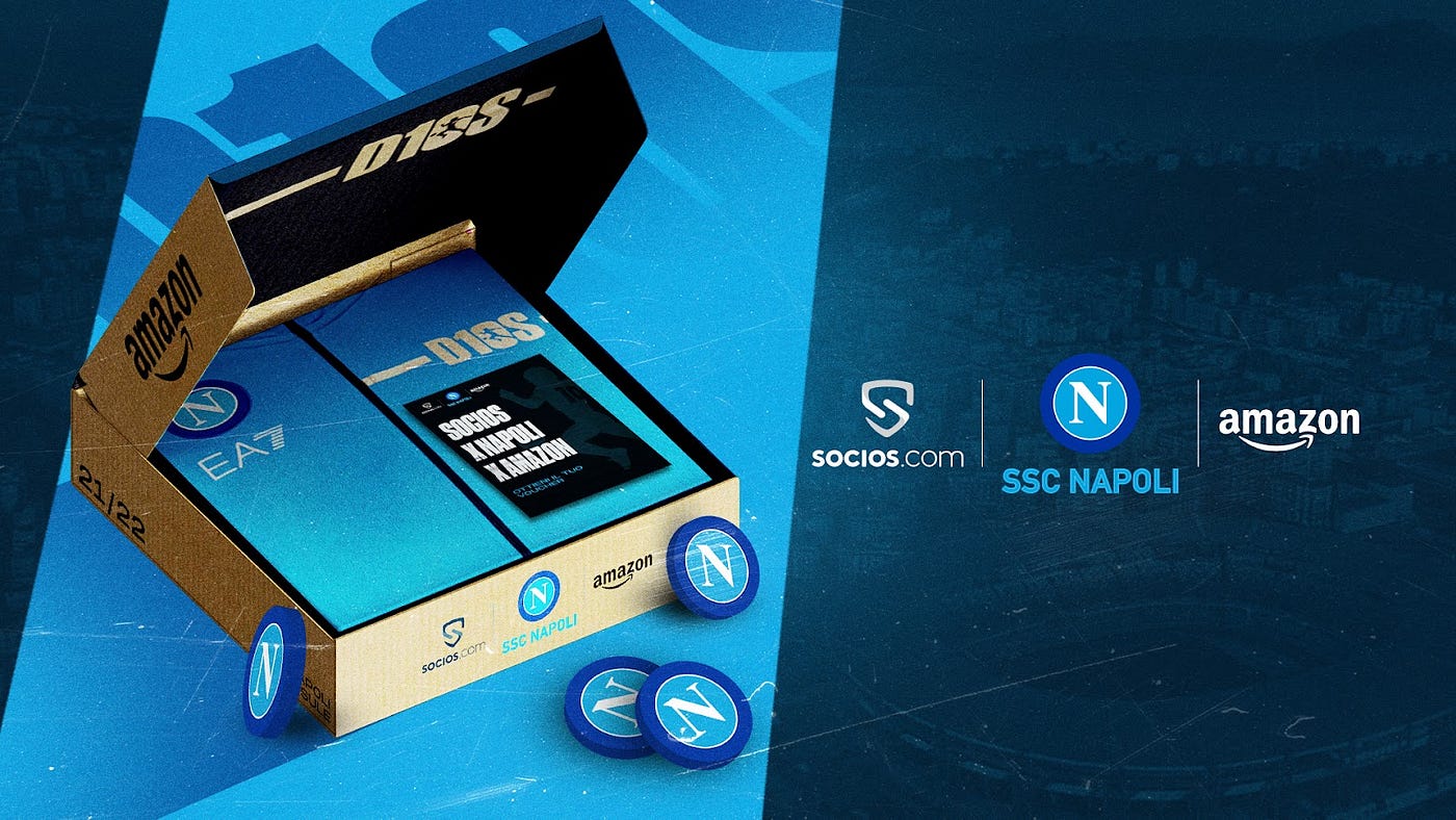 SSC NAPOLI, SOCIOS.COM AND AMAZON COLLABORATE TO OFFER $NAP HOLDERS AN  EXCLUSIVE DISCOUNT ON THE D10S COLLECTION | by Socios.com | Socios.com |  Medium