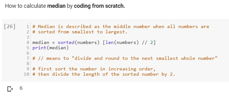 3 ways to calculate Mean, Median, and Mode in Python | by Evidence Nwangwa  | Data Science, Software Engineering, Cloud Engineering Education | Medium