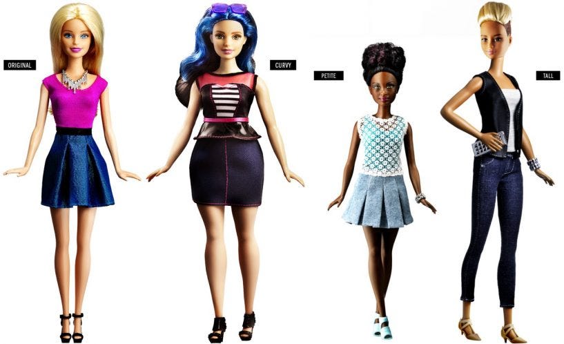 New curvy, petite and tall Barbies could teach kids about body image, mom  says