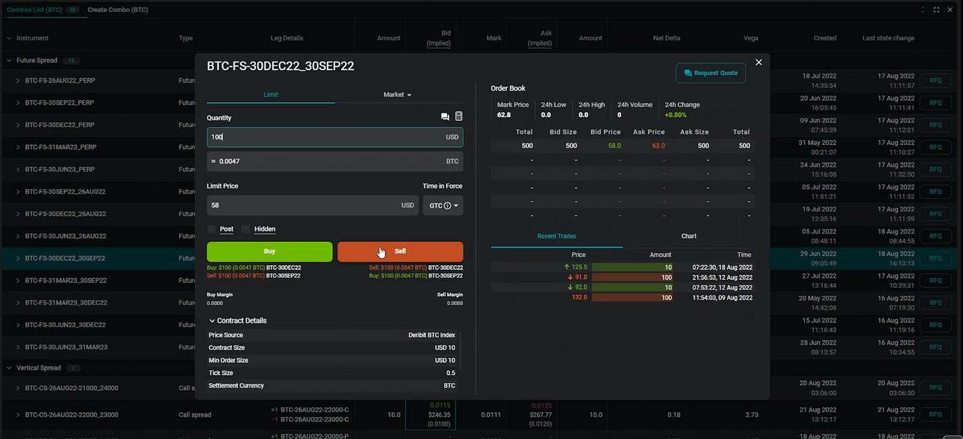 Trading COMBOS on Deribit. 이제 Deribit 콤보(COMBOS)를 거래할 수 있습니다! | by Chang |  Medium