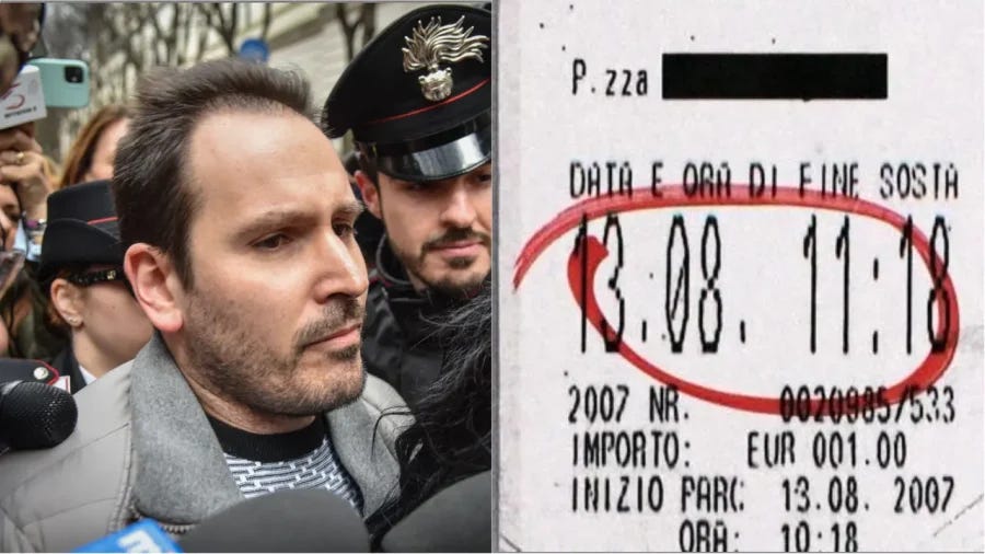 Garlasco, testimone racconta ai carabinieri che Sempio non ha mai fatto lo scontrino del parcheggio