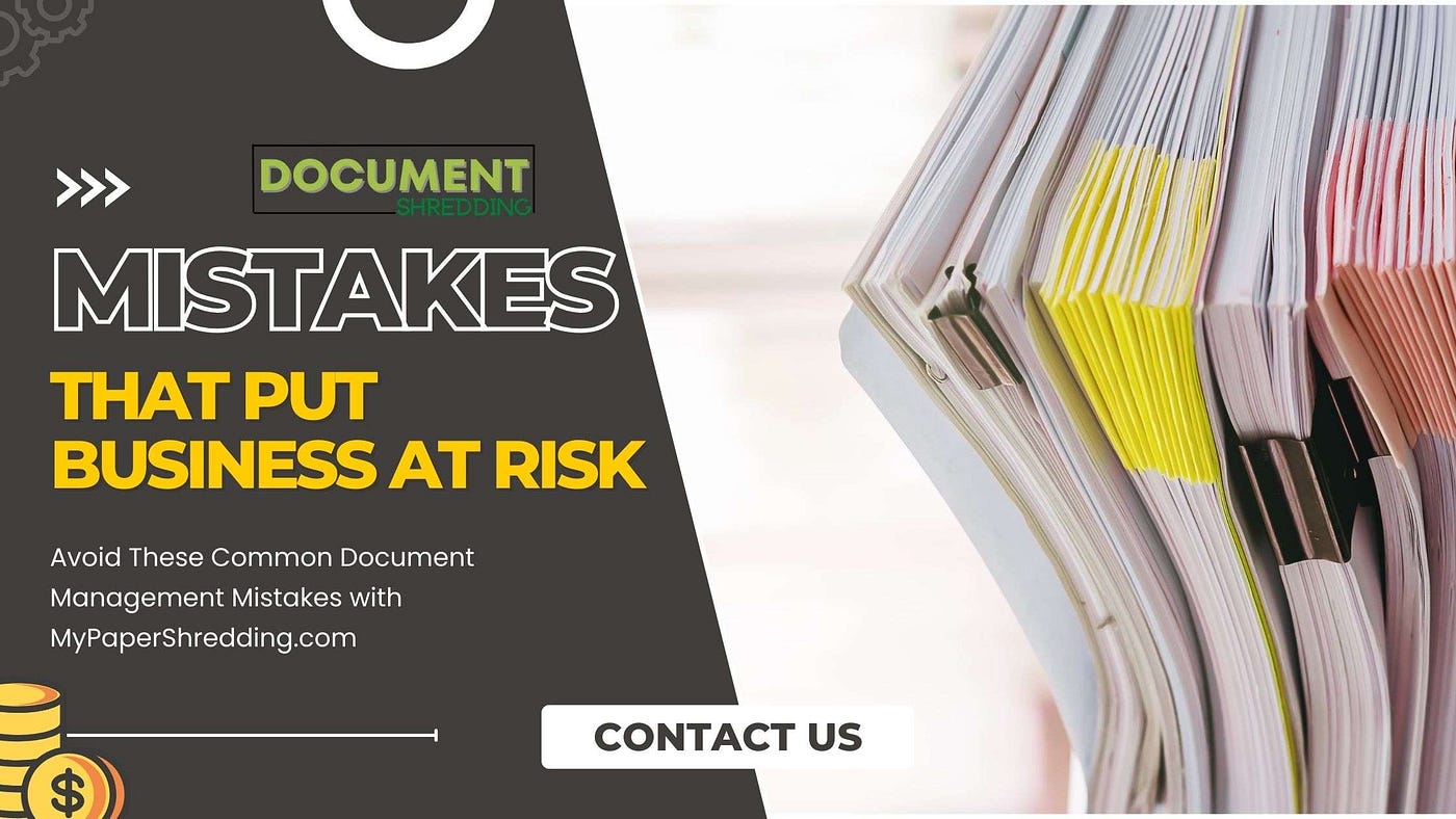 7 Document Management Mistakes That Put Your Business at Risk in Boston,