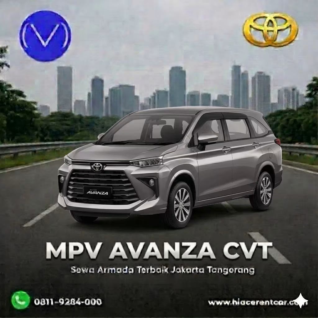 Sewa MPV Avanza CVT Fullday area Jakarta Tangerang