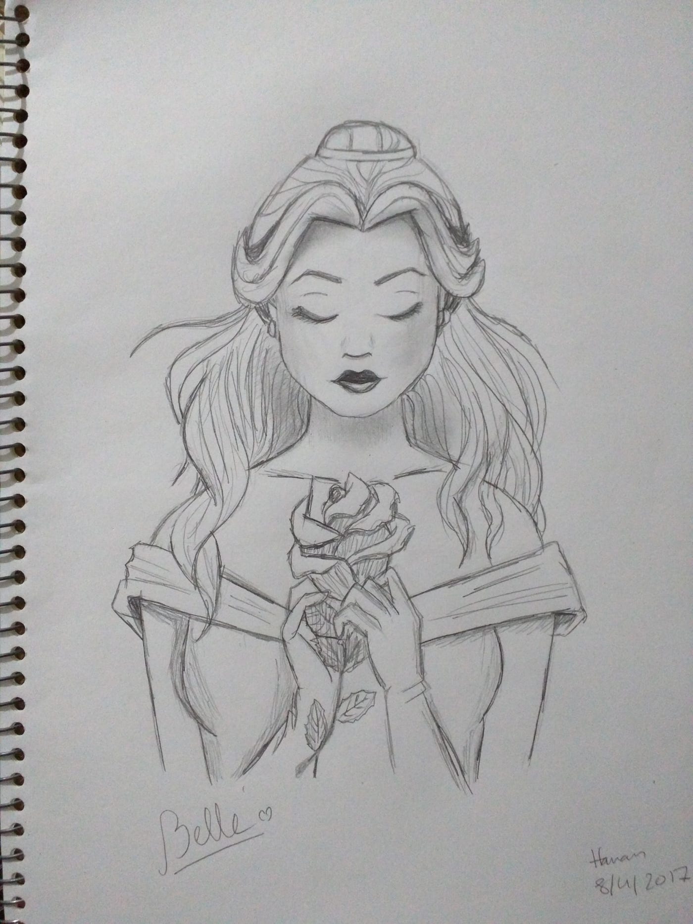 Sketch: who's my favorite Disney princess?? | by Hanan A.S. | The Doodeh  Life | Medium, image size:1400x1867