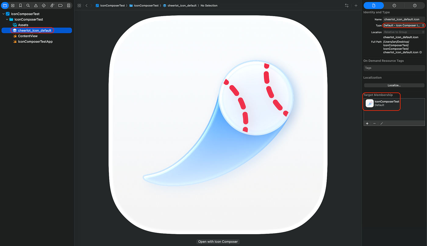 [iOS] Icon Composer로 Liquid Glass 대응하기