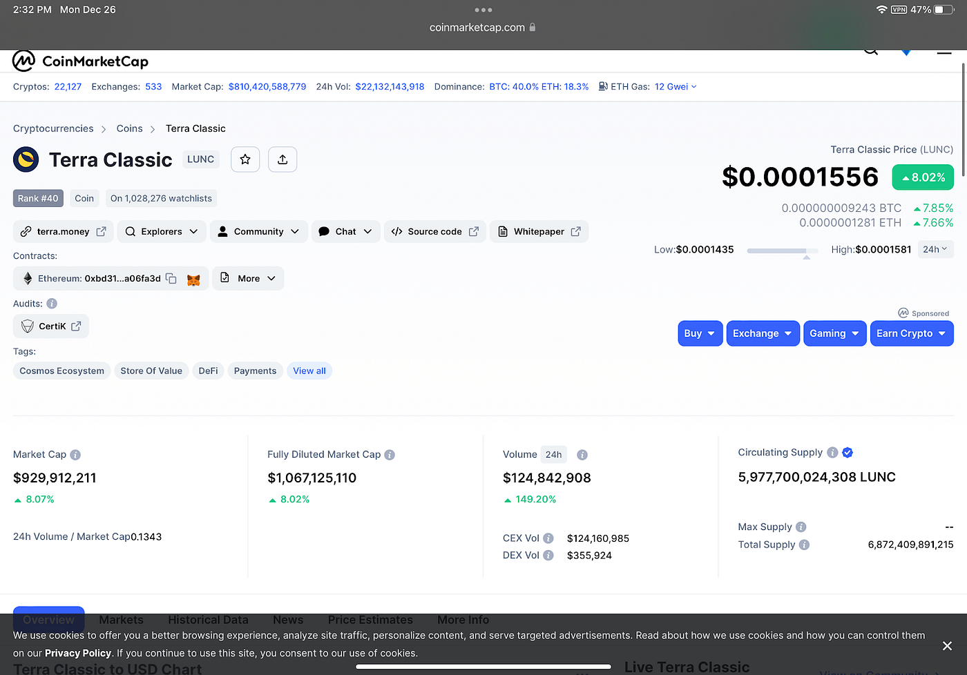 Luna Classic — the Phoenix is up 30% / Medium | Coinmonks