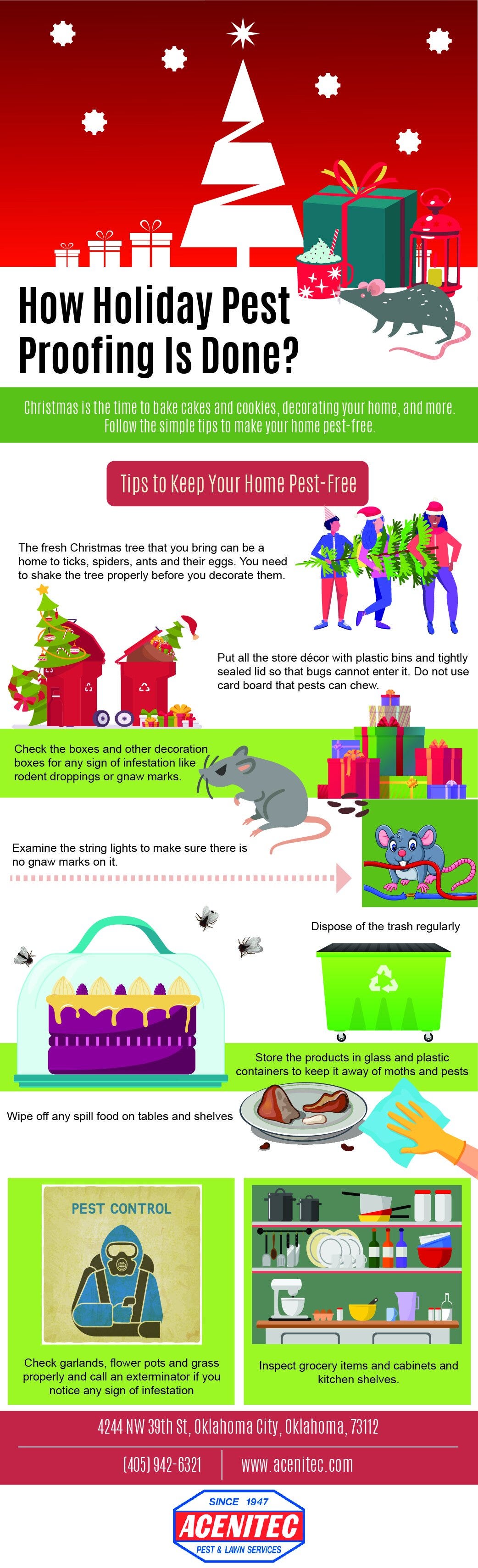 Tips for a pest-free holiday season 