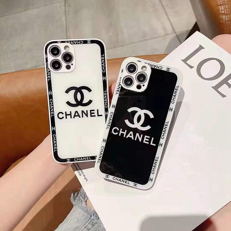 Chanel iphone 14plus 13 12 pro max strap cover coque hulle