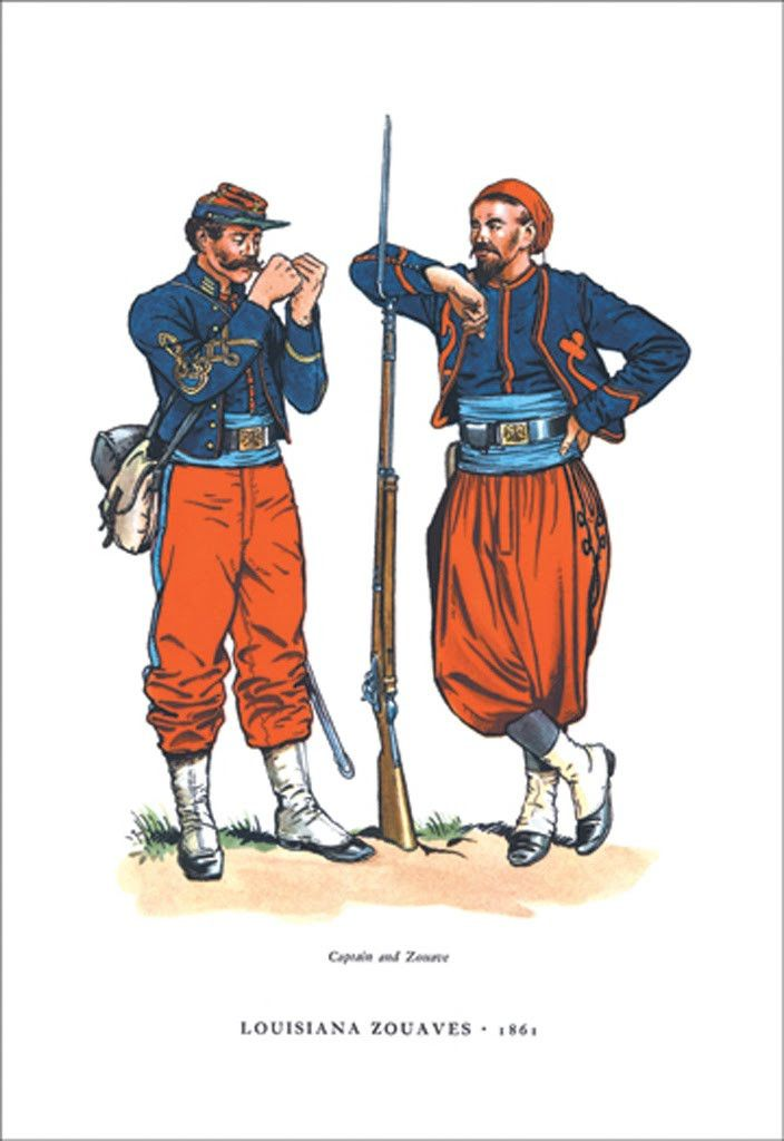 Zouave regiments, uniforms and tactics of the American Civil War, 1861–1862  | by Max Brebner | Medium