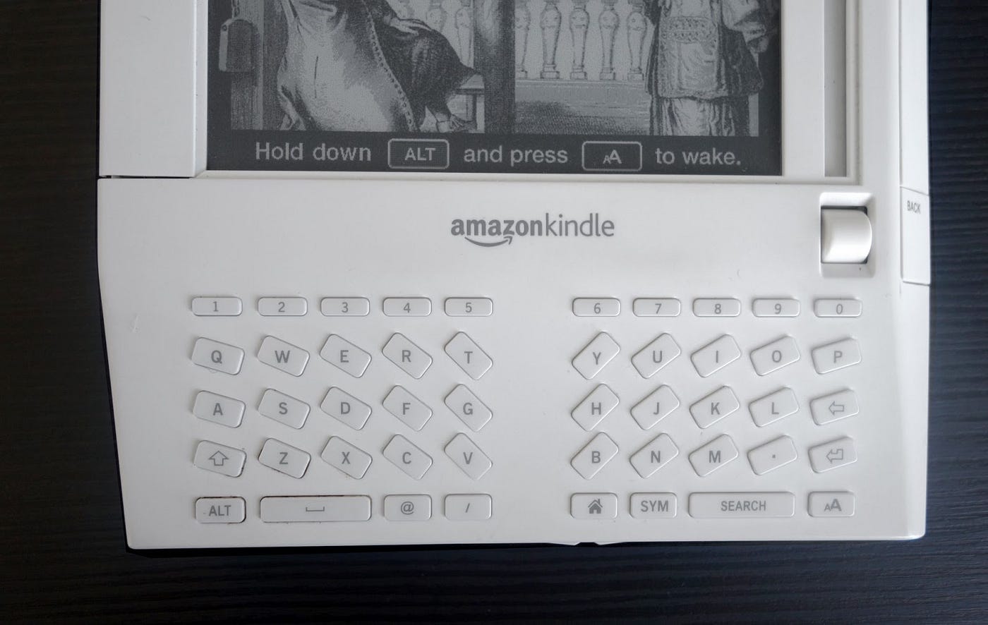 The Original Kindle Was Crazy. What the design of the first