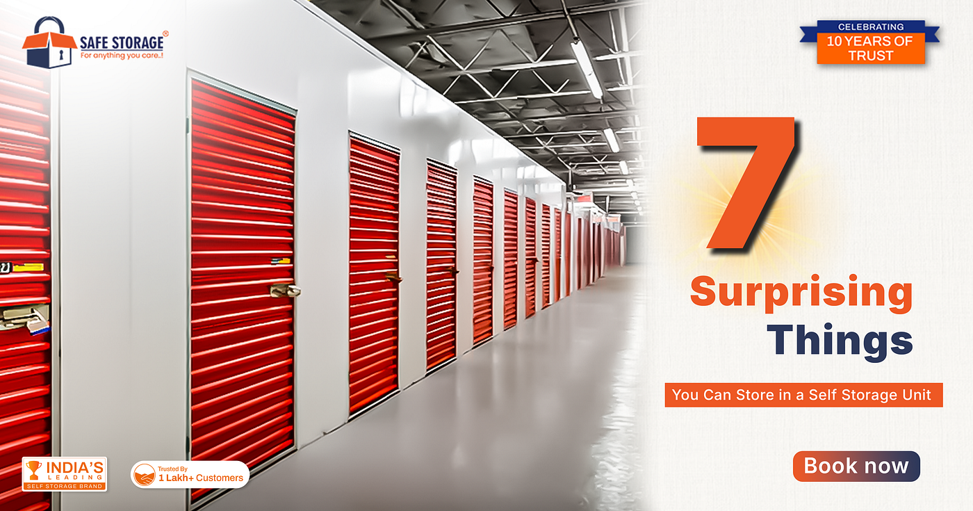 7 Surprising Things You Can Store in a Self Storage Unit
