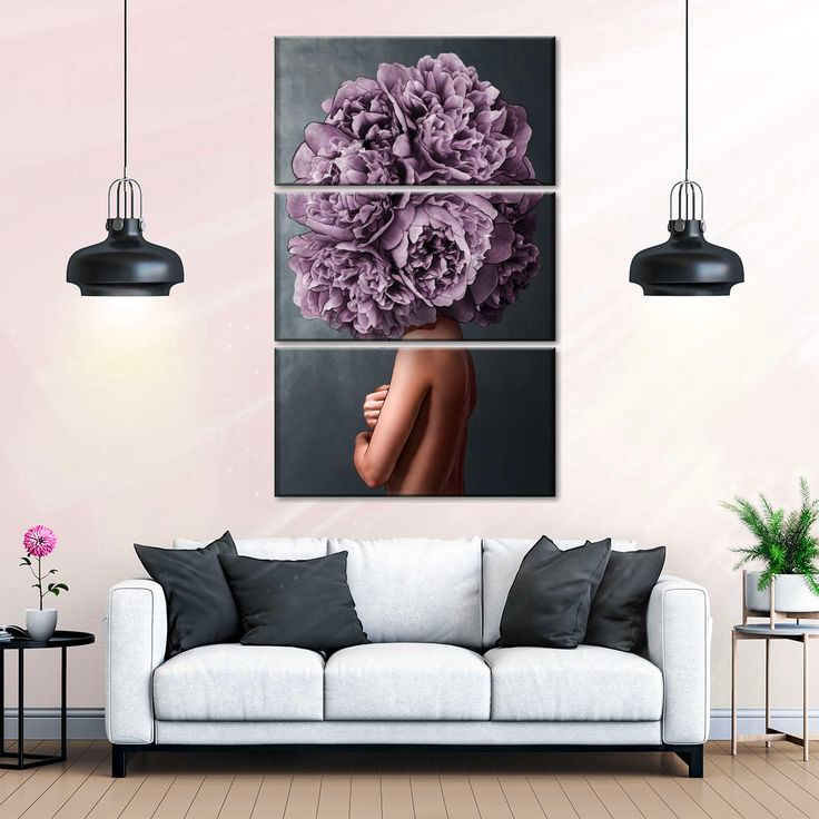 Light purple wall art deals