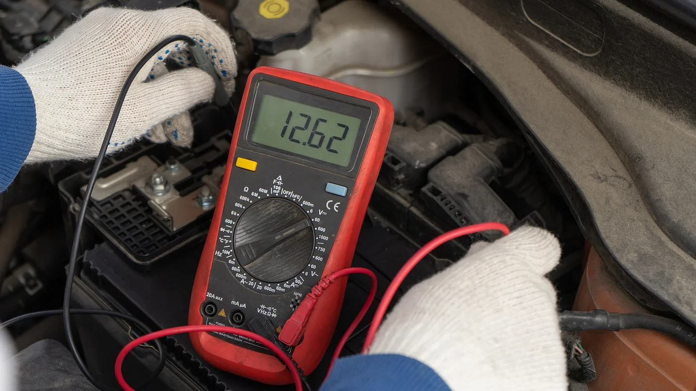 How to Test a Car Battery with a Voltmeter: A Step-by-Step Guide | by Wiack  | Medium