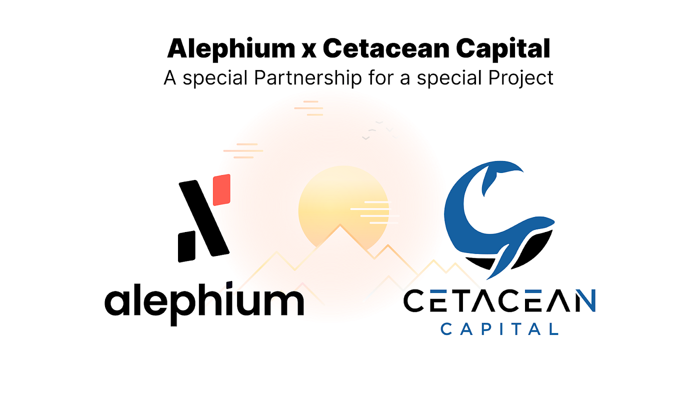 Alephium partners with Cetacean Capital | by Alephium | Medium