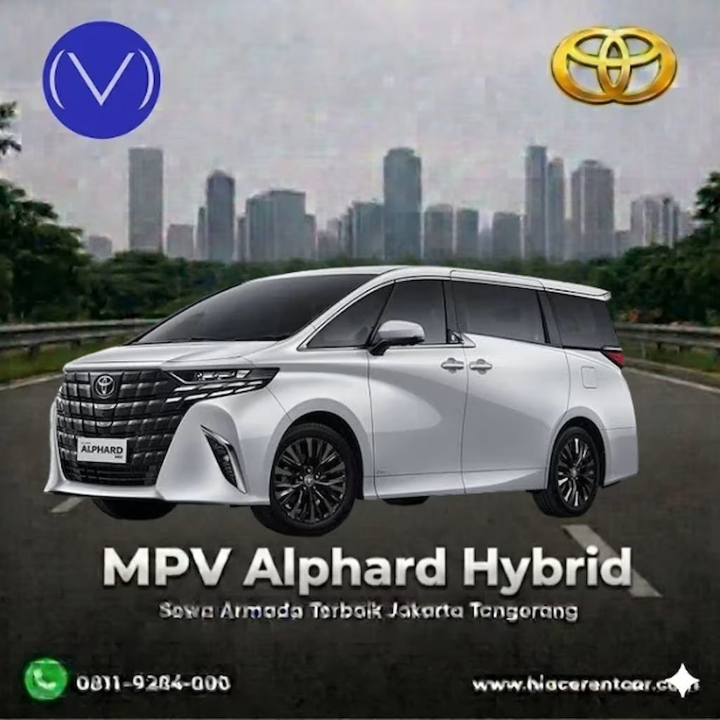 Sewa MPV Alphard Hybrid Halfday area Jakarta Tangerang