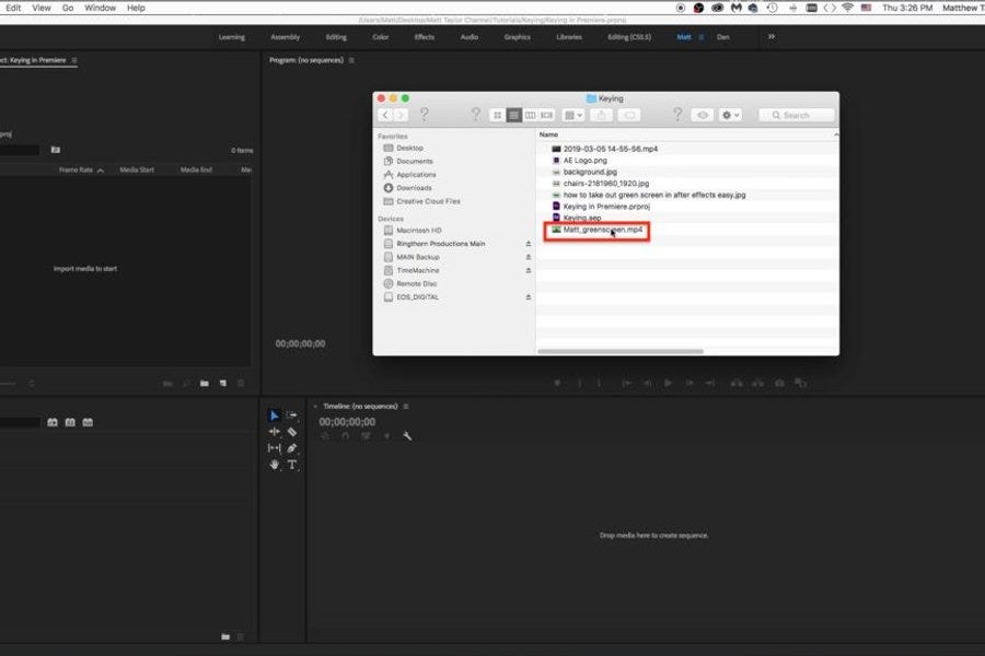 How to Remove Green Screen in Adobe Premiere Pro CC | by Matt Taylor |  Medium