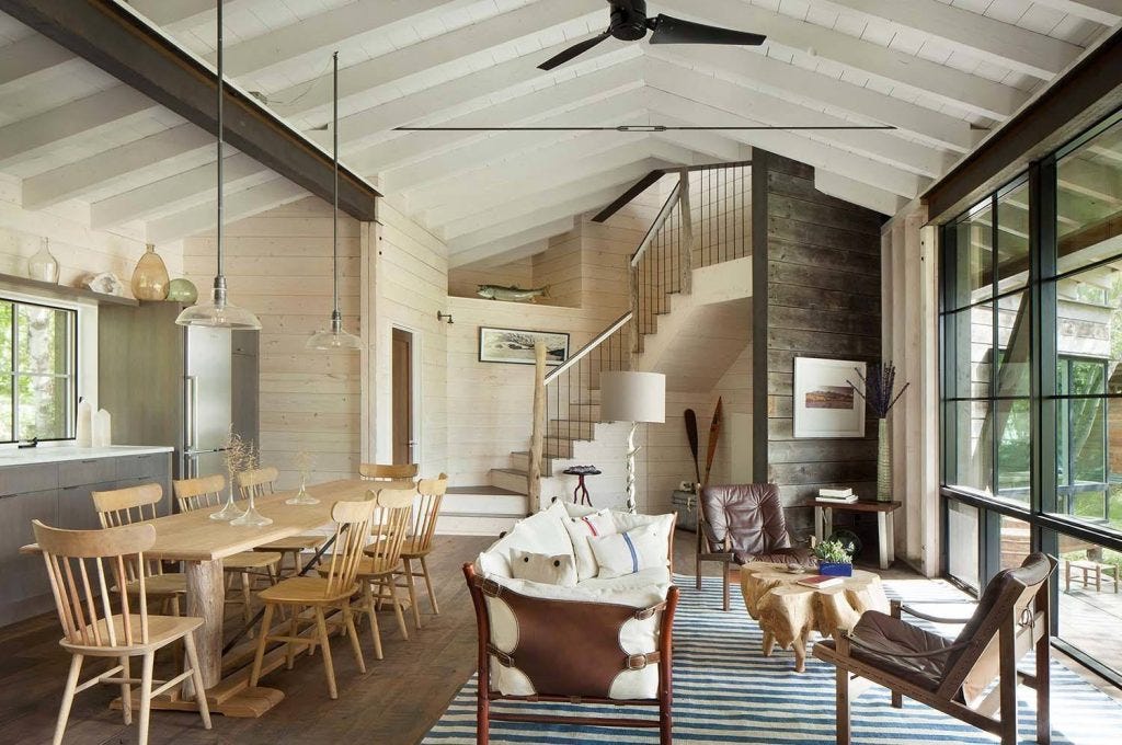 Rustic Meets Modern Embracing the Beauty of Modern Cabin Interior