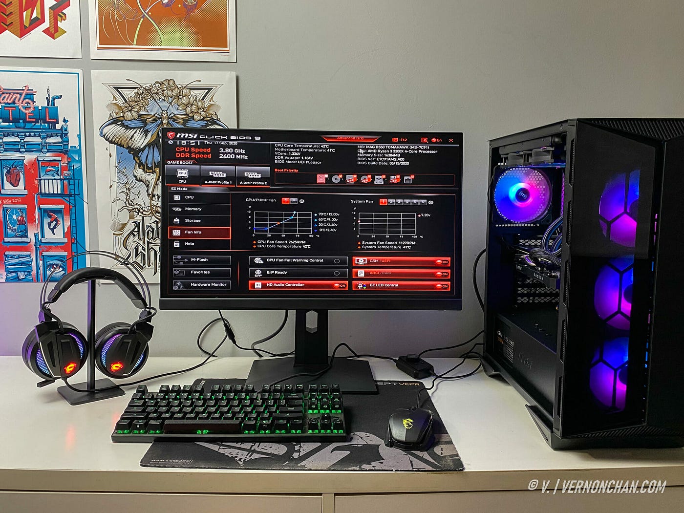 MSI AMD Ryzen 3 3300X gaming rig build review | by Vernon Chan |  Vernonchan.com | Medium