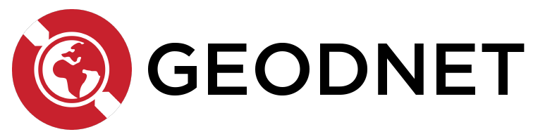 GEODNET logo — High-precision GPS positioning network using decentralized base stations.