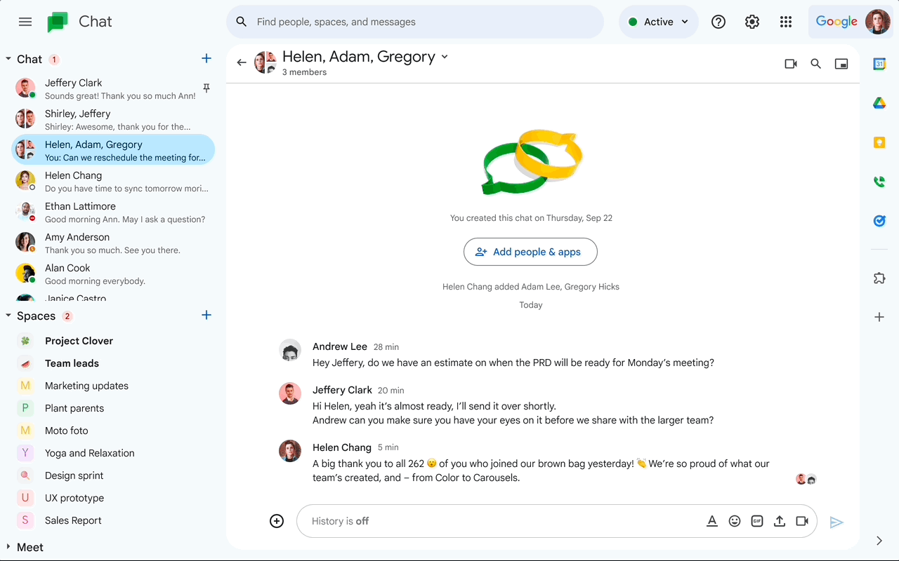 Google Chat is Getting a New Look To Match Docs, Sheets, and Gmail | by  Spencer Thomason | Apr, 2023 | Medium