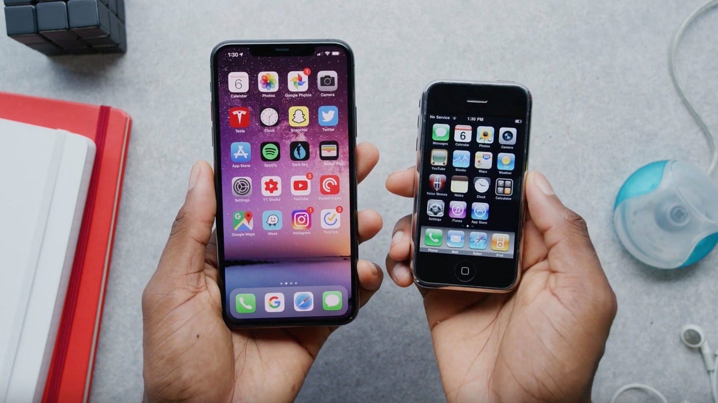 iPhone 1 vs iPhone 12. It's been around 13 years since Steve…, by Nirmal  Patel