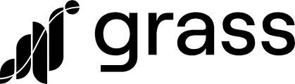 Grass.io logo — Decentralized network for ethical AI data scraping using residential bandwidth.