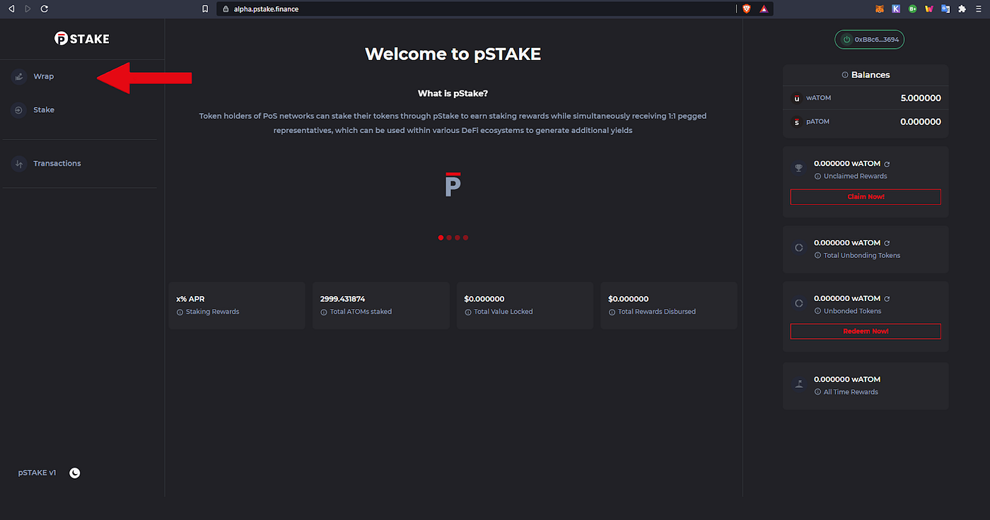 pSTAKE Alpha User Guide. Follow our step-by-step guide below for… | by pSTAKE  Finance | pSTAKE | Medium