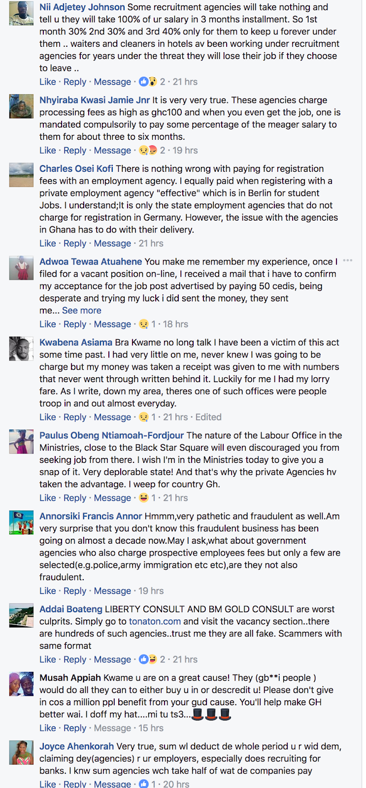 The Giant Recruitment Agency Scam in Ghana: Non-refundable 