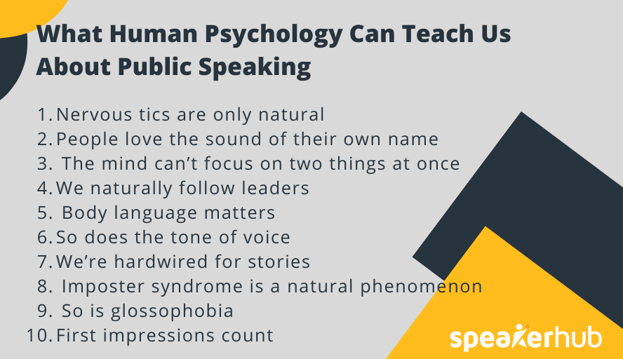 What Human Psychology Can Teach Us About Public Speaking | by SpeakerHub |  Medium